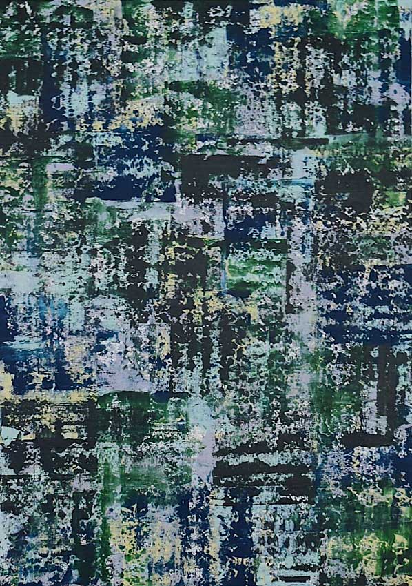 Sina Faccioli: Discovery at first break at the woodlands / Spachtel, 50x70cm, 2018 Sina Faccioli: Discovery at first break at the woodlands / Spachtel, 50x70cm, 2018