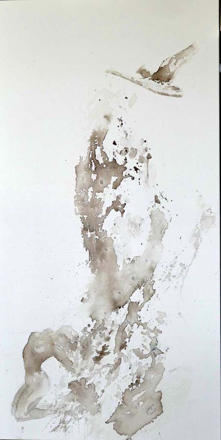 YanYan: Der Schwan / Acryl auf Leinwand, 60x120cm, 2020 YanYan: Der Schwan, Acryl auf Leinwand, 60x120cm, 2020