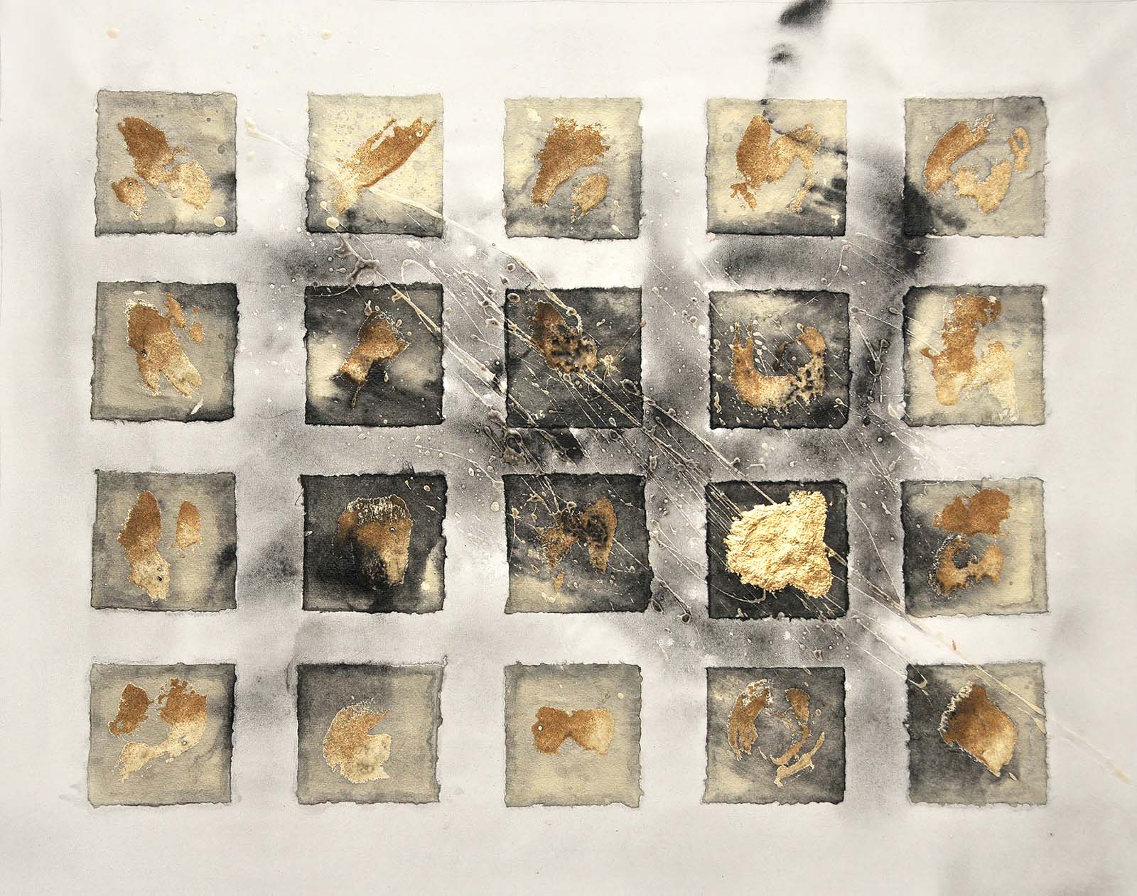 TSUNSHAN: Untitled190712 / Mixed media on canvas, 70 x 88 cm, 2019 Image: TSUNSHAN