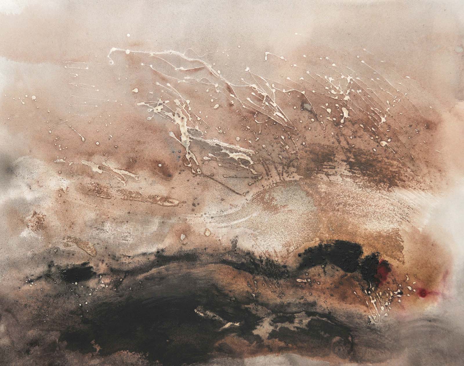 TSUNSHAN: Untitled200601 / Mixed media on canvas, 70 x 88 cm, 2020 Image: TSUNSHAN