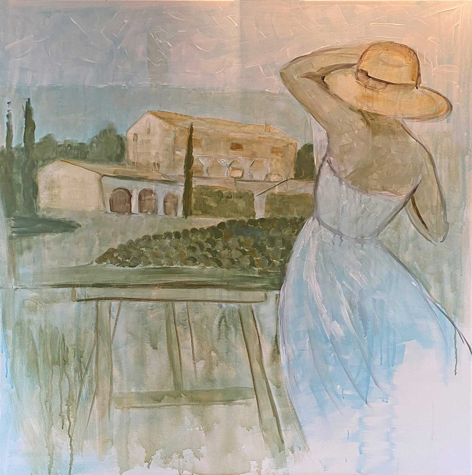 YanYan: Inspiration / Acryl auf Leinwand, 120x120cm, 2022 Image: YanYan