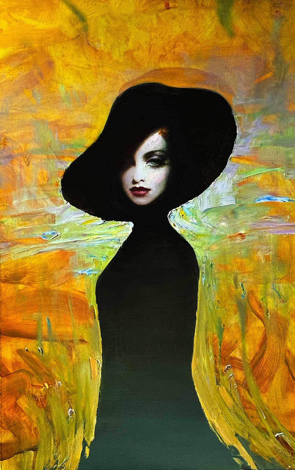 Taras Loboda: Marion / Oil on canvas, 135x90cm, 2024 Image: Taras Loboda