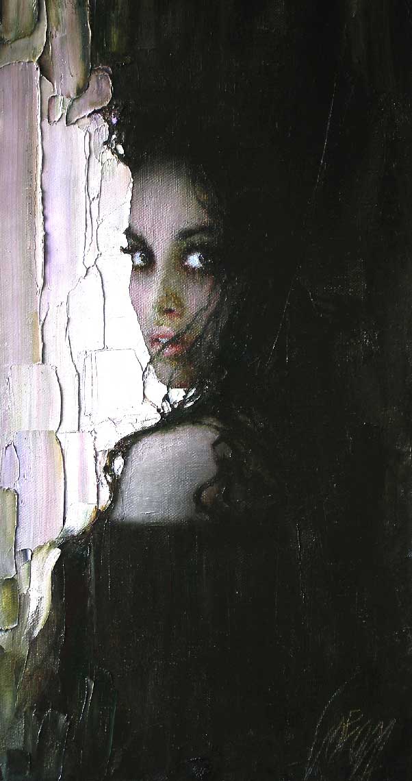 Taras Loboda: Josephine / Oil on canvas, 90x55cm Image: Taras Loboda