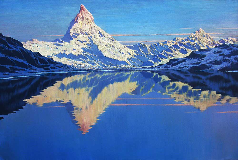 Taras Loboda: Matterhorn / Oil on canvas, 140x190cm Image: Taras Loboda
