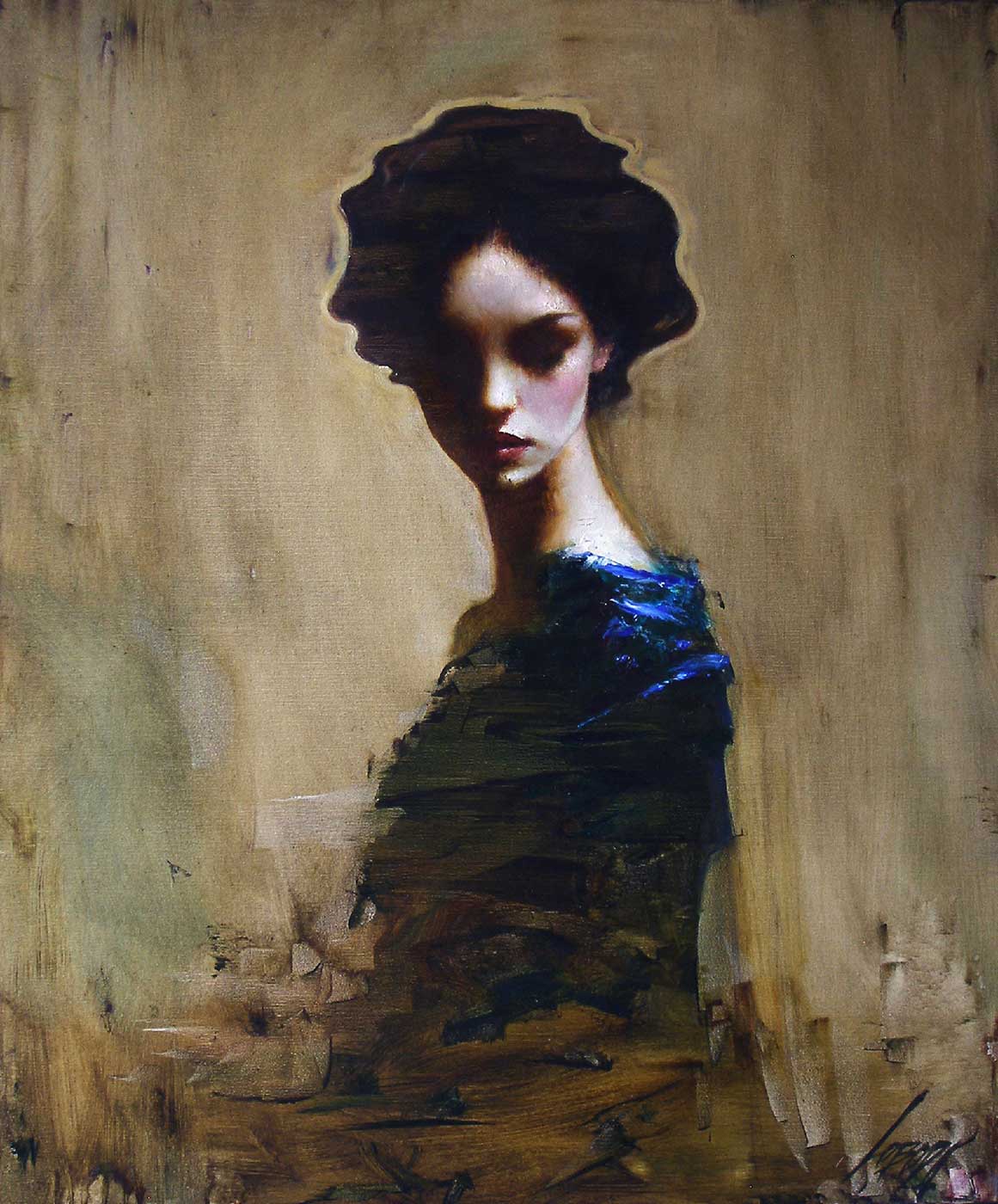 Taras Loboda: Noemi / Oil on canvas, 95x80cm Image: Taras Loboda