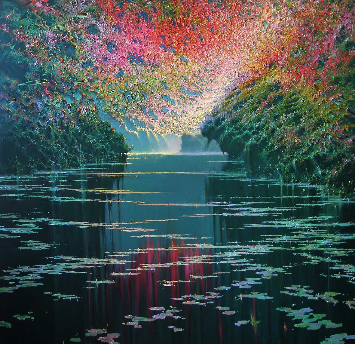 Taras Loboda: Scent of Summer / Oil on canvas, 190x195cm Image: Taras Loboda