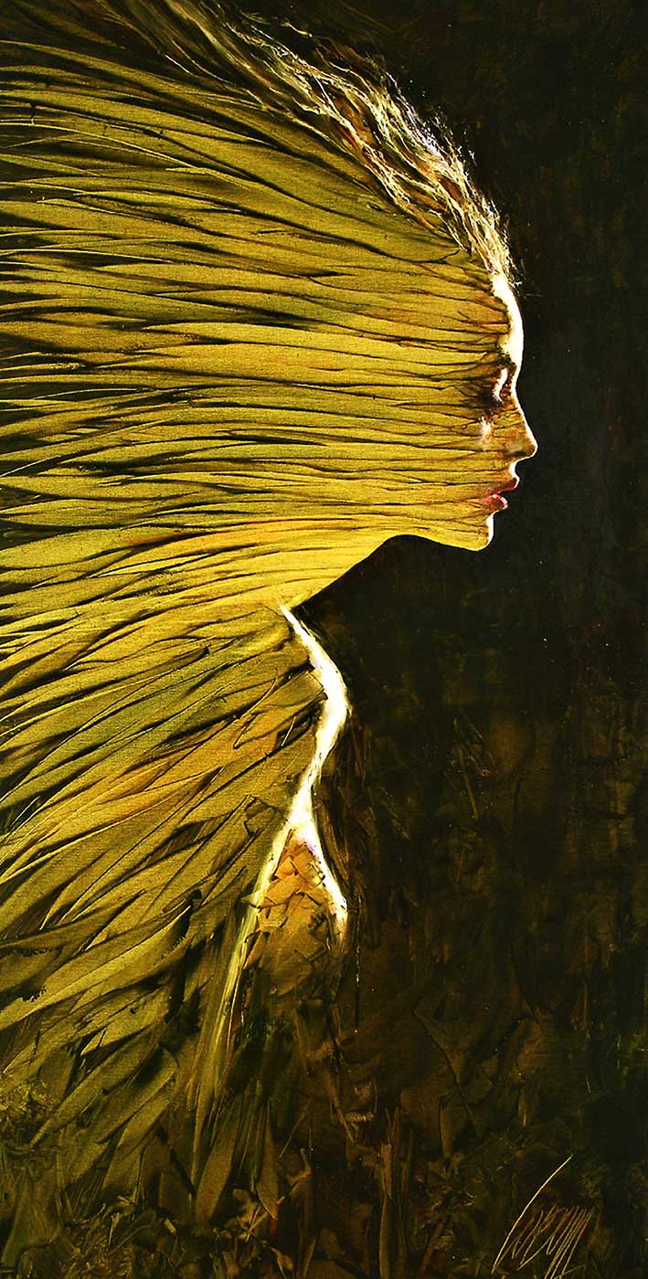 Taras Loboda: Somewhere / Oil on canvas, 175x90cm Image: Taras Loboda