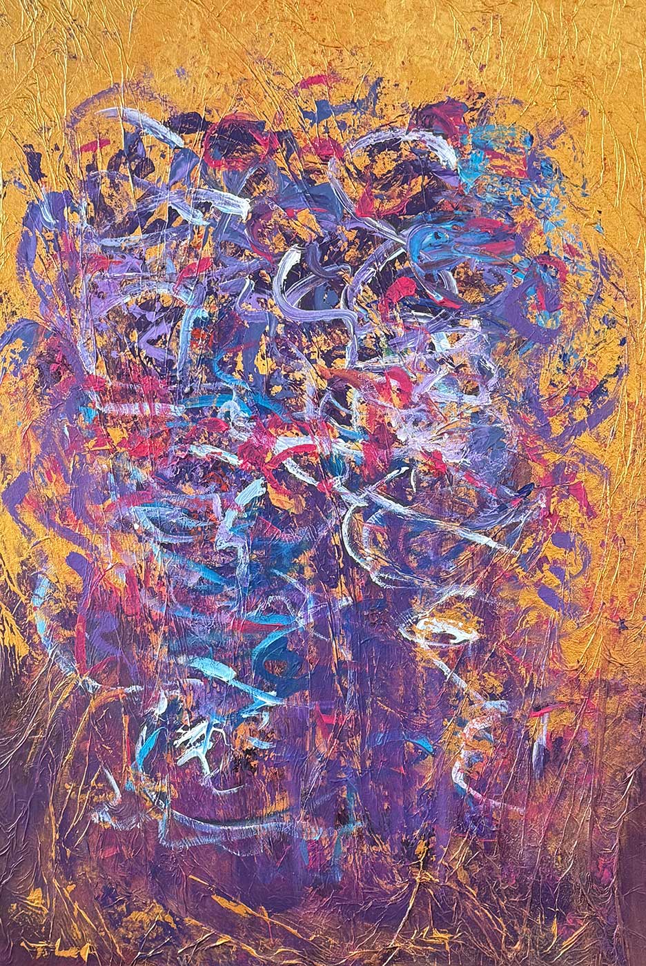Maura Patrizia Zoller: Conquest of Pararadise / Acrylic on canvas, 100x70cm, 2025 Image: NAME1