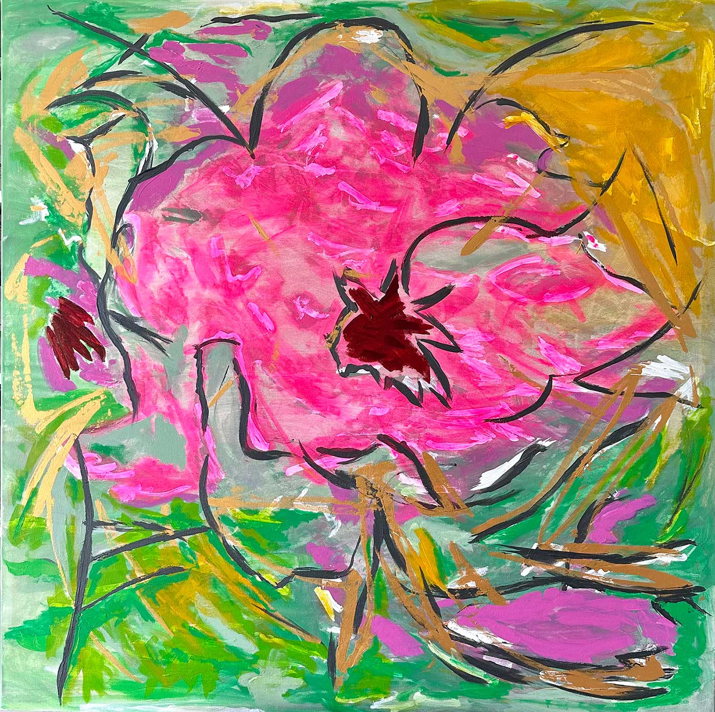 Natalia Rose: I Have a Hope / 100x100 cm, 2024 Image: Natalia Rose