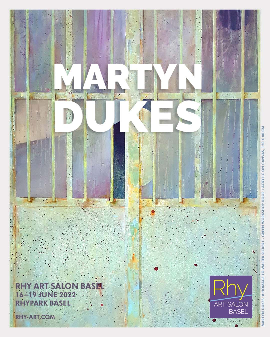 Martyn Dukes at Rhy Art Salon Basel 2022