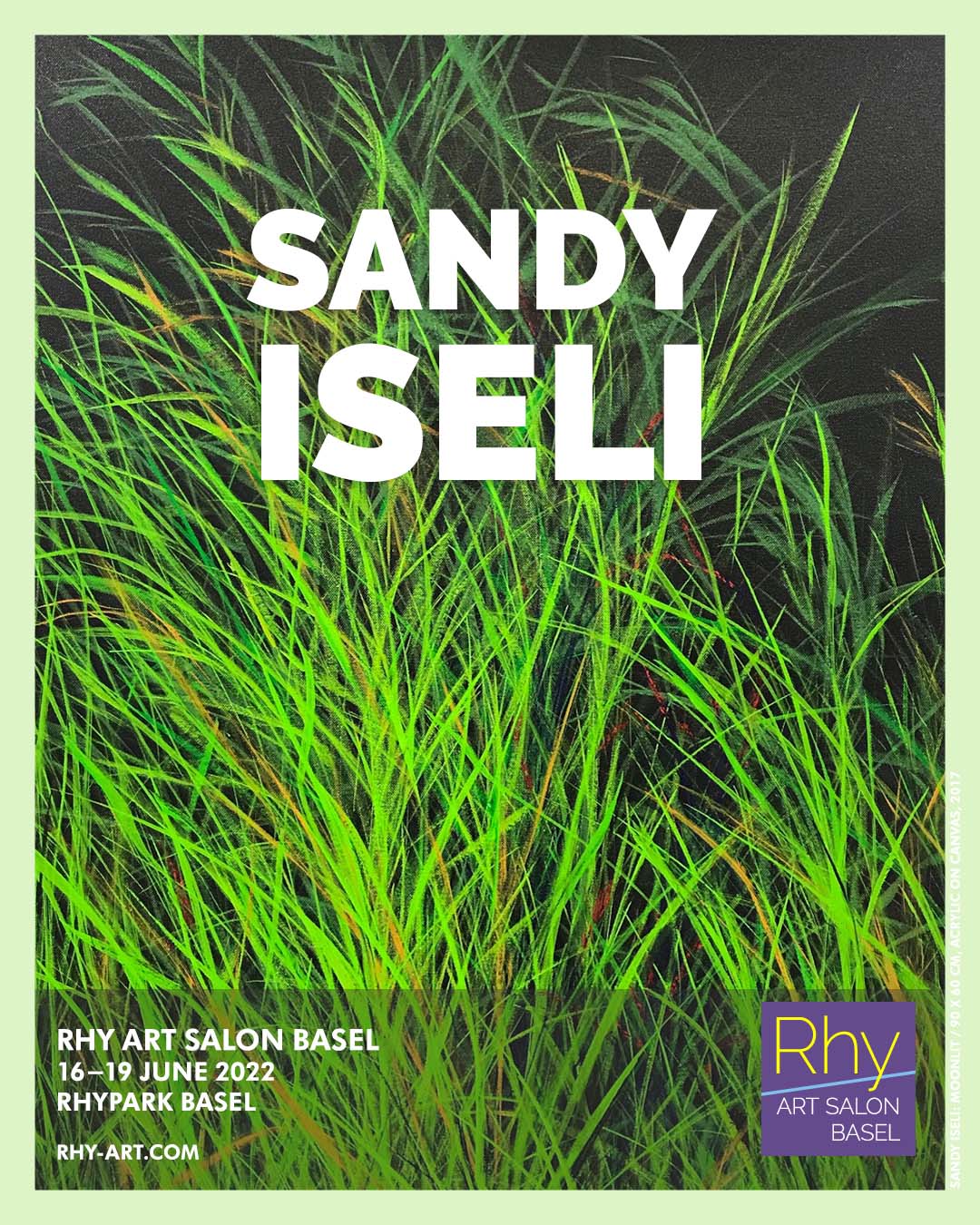 Sandy Iseli at Rhy Art Salon Basel 2022