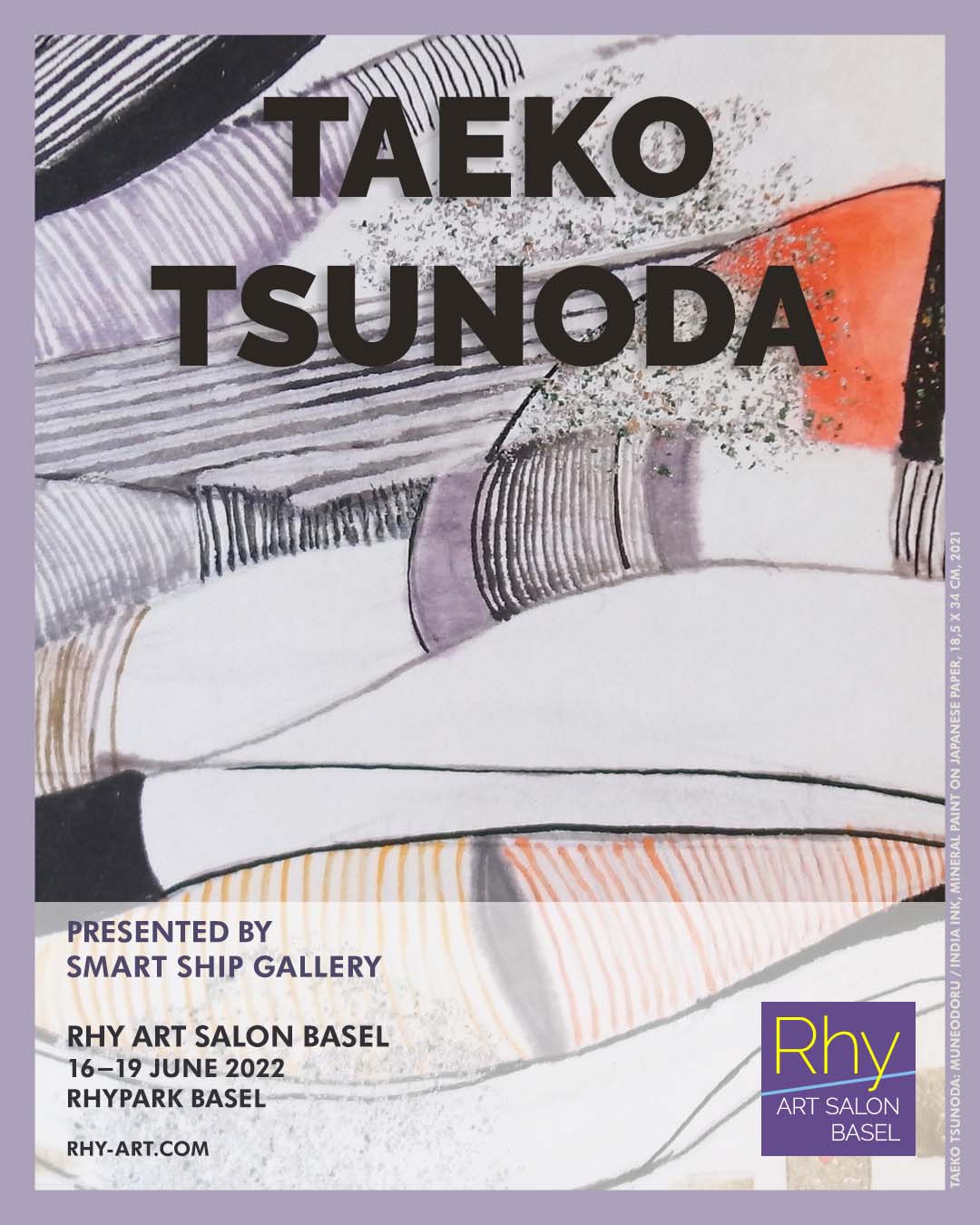 Taeko Tsunoda at Rhy Art Salon Basel 2022