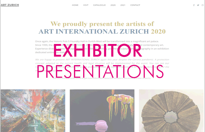 ART INTERNATIONAL ZURICH 2020